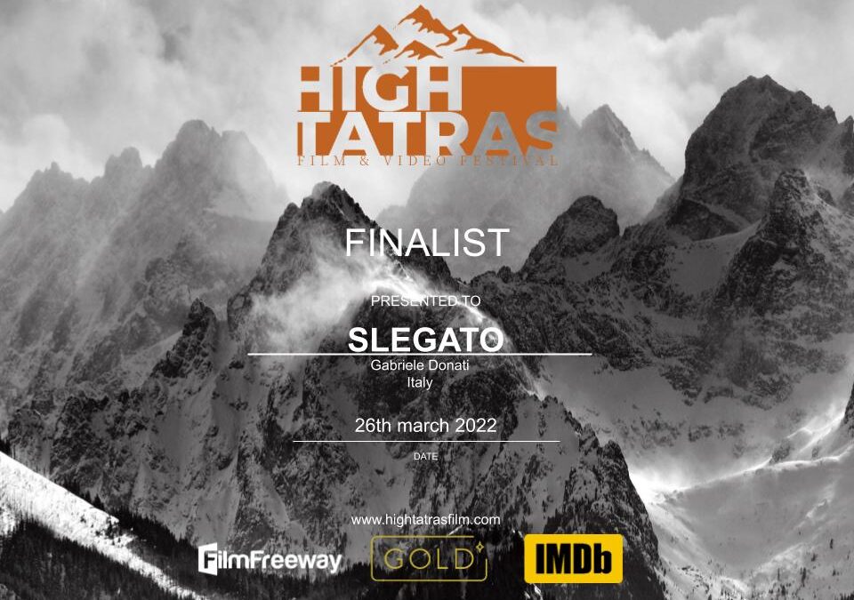 “Slegàto” è finalista all’High Tatras Film Festival